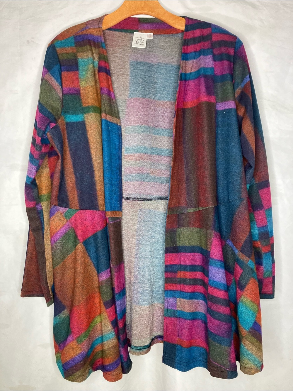 Parsley & Sage gorgeous colorblock cardigan XL